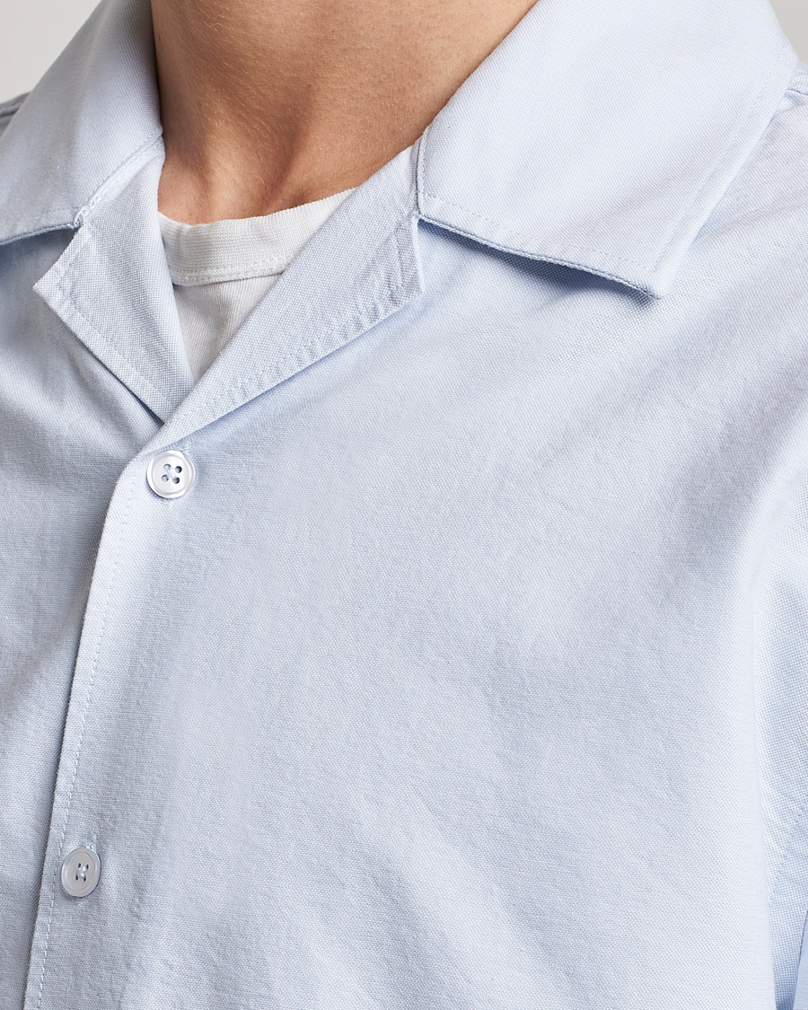 Homme | Chemises | Filippa K | Oxford Overshirt Ice Blue
