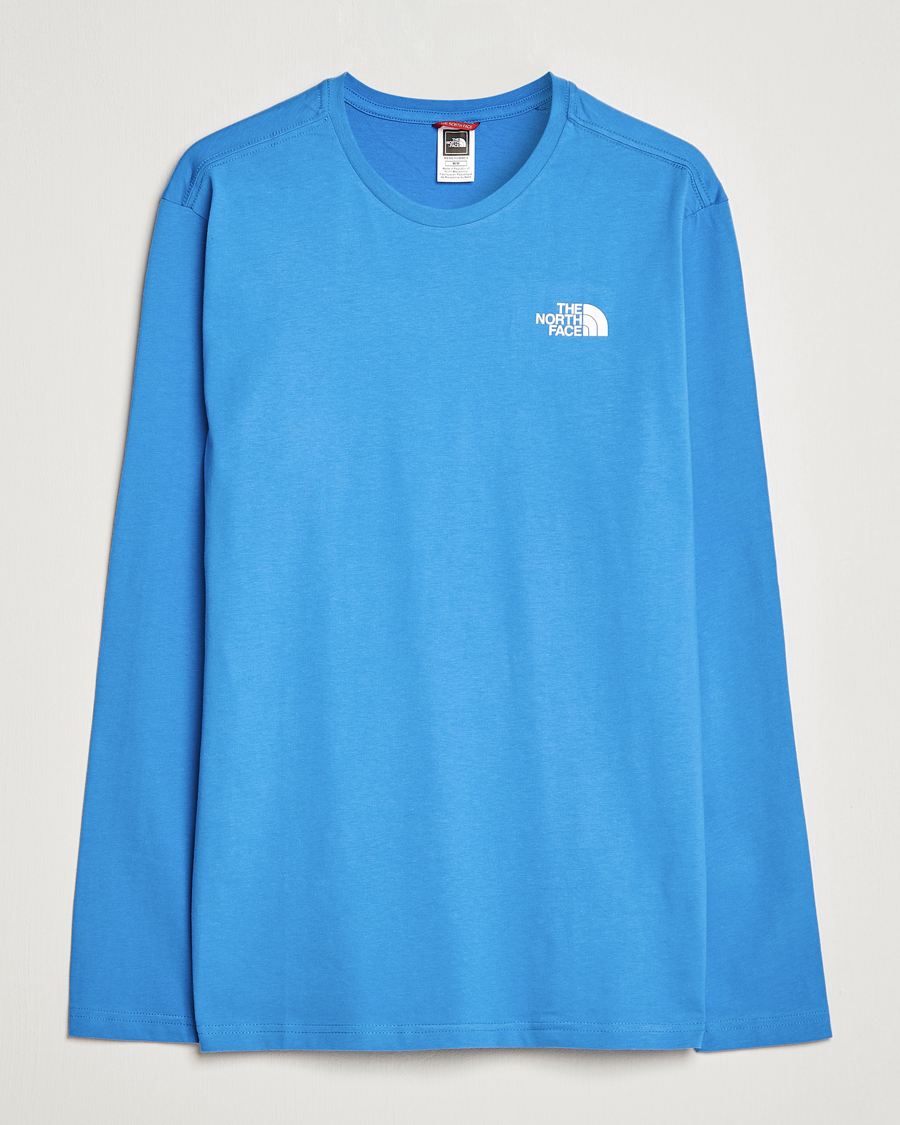 Homme | T-shirts | The North Face | Long Sleeve Easy T-Shirt Super Sonic Blue