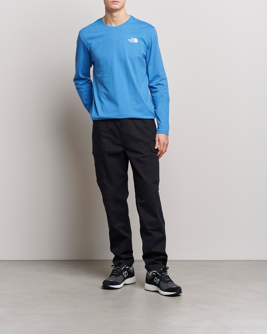 Homme | T-shirts | The North Face | Long Sleeve Easy T-Shirt Super Sonic Blue