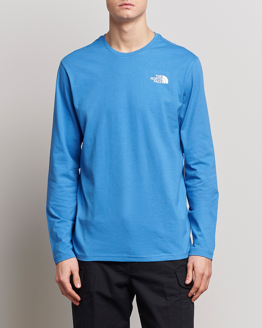 Homme | T-shirts | The North Face | Long Sleeve Easy T-Shirt Super Sonic Blue