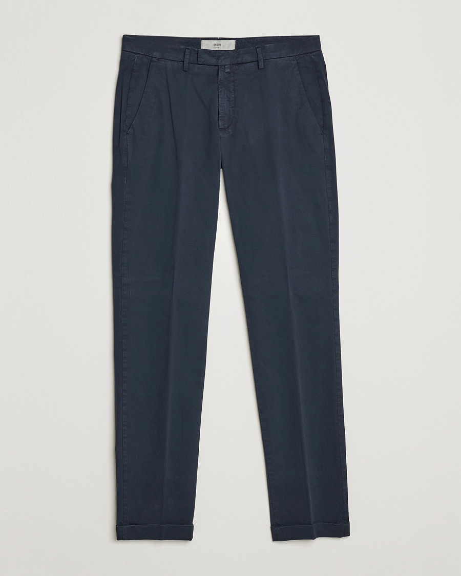 Homme | Pantalons | Briglia 1949 | Slim Fit Cotton Chinos Navy