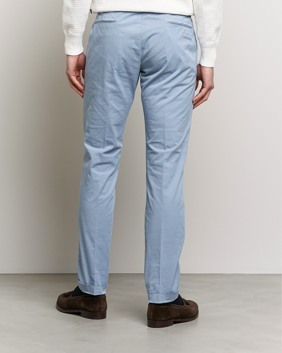 Homme | Pantalons | Briglia 1949 | Slim Fit Cotton Chinos Light Blue