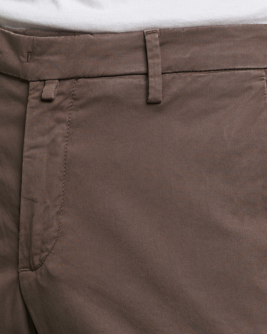 Homme | Pantalons | Briglia 1949 | Slim Fit Cotton Chinos Brown
