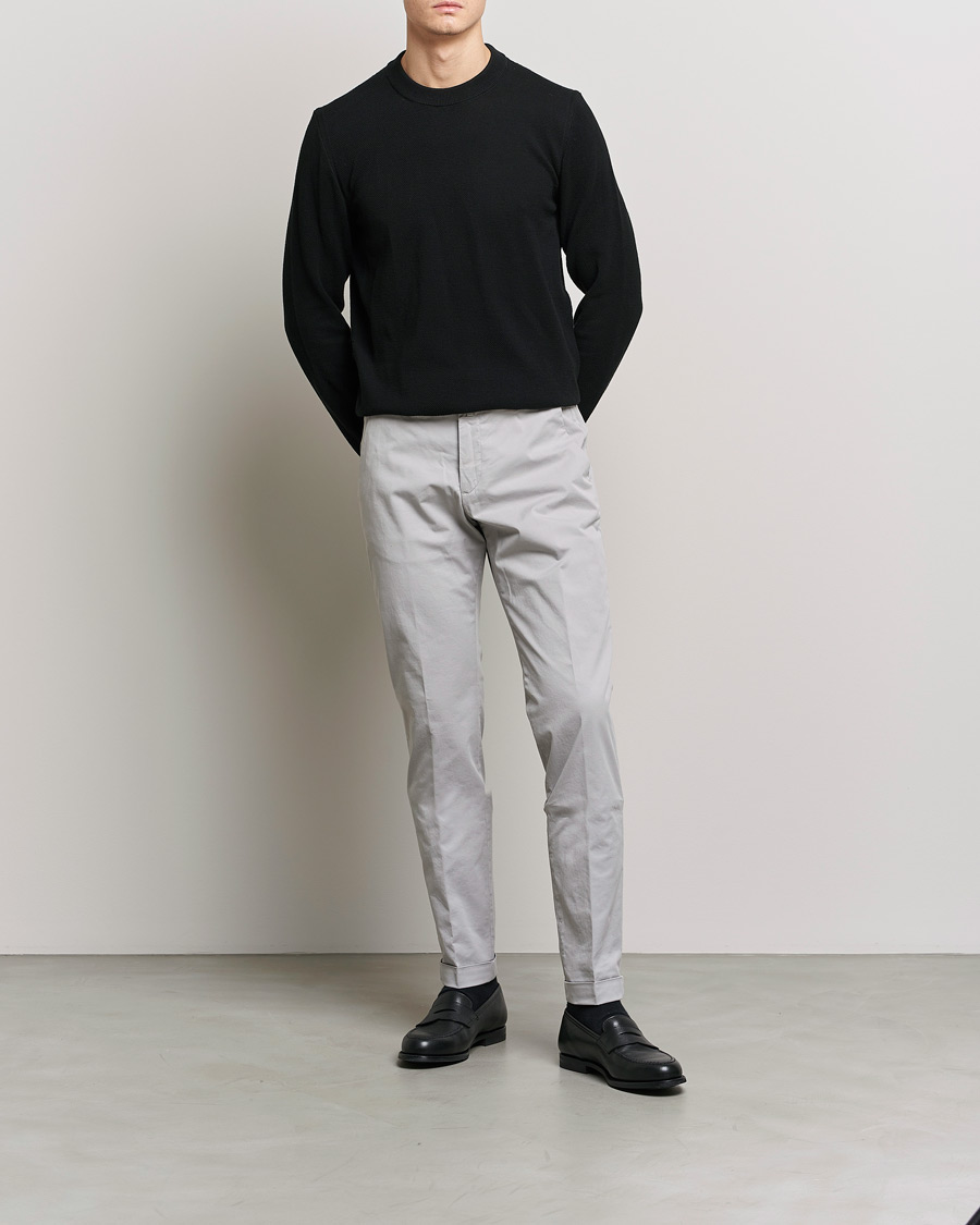 Homme | Pantalons | Briglia 1949 | Slim Fit Cotton Chinos Grey