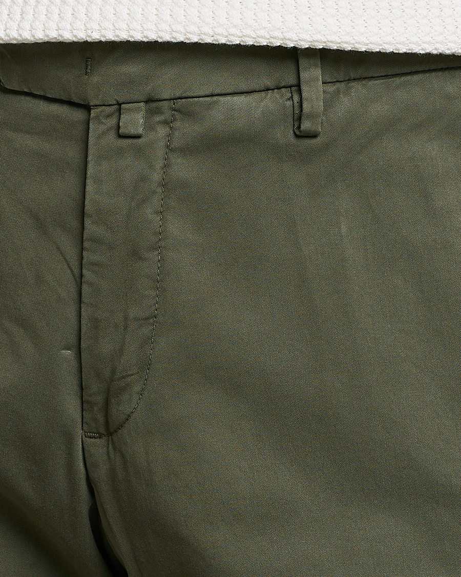 Homme | Pantalons | Briglia 1949 | Slim Fit Cotton Chinos Olive