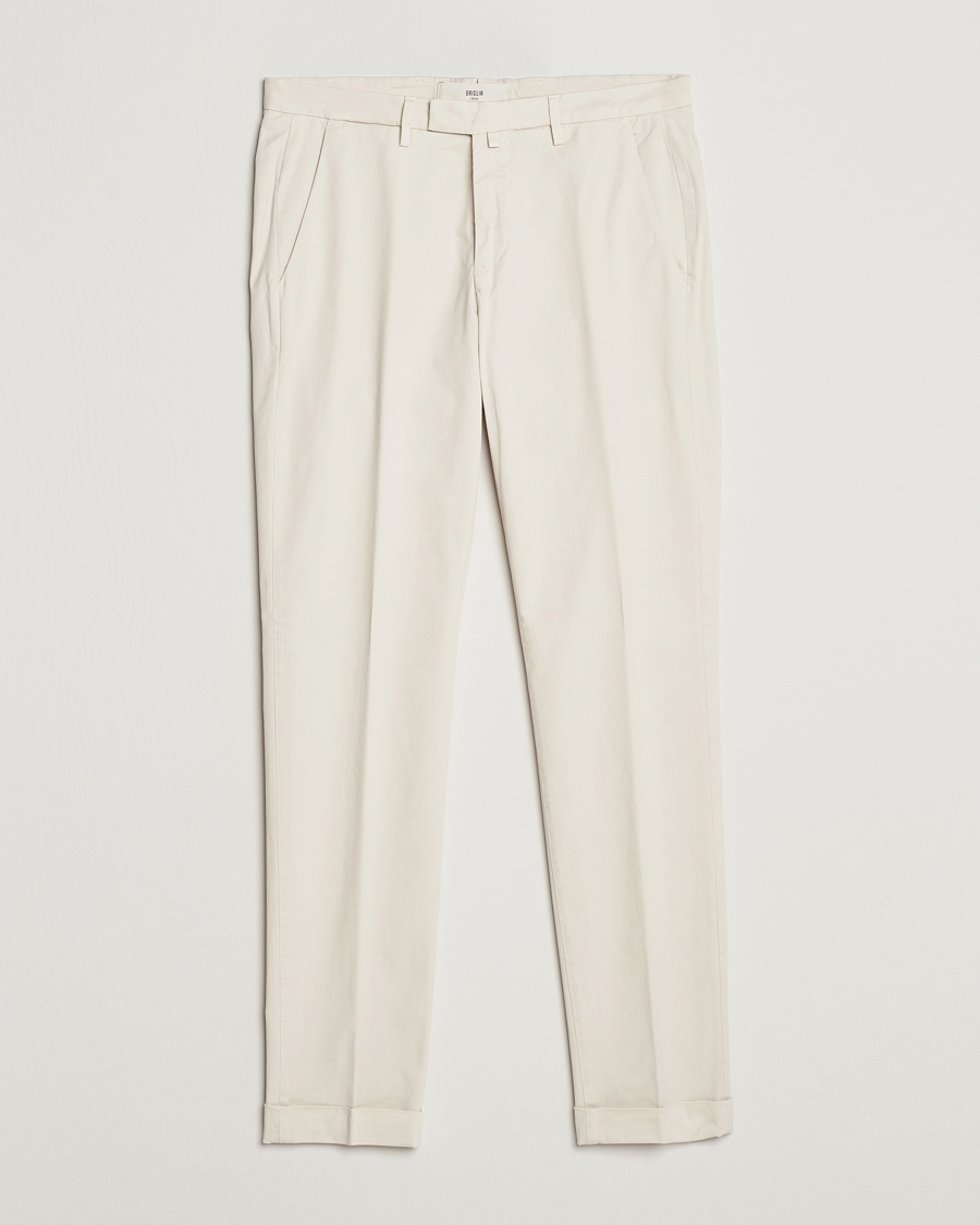 Homme | Pantalons | Briglia 1949 | Slim Fit Cotton Chinos Cream