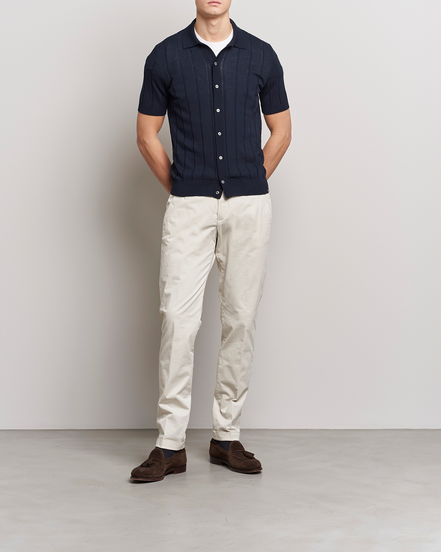 Homme | Pantalons | Briglia 1949 | Slim Fit Cotton Chinos Cream