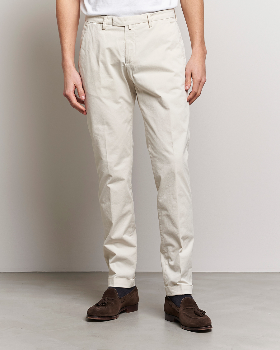 Homme | Pantalons | Briglia 1949 | Slim Fit Cotton Chinos Cream