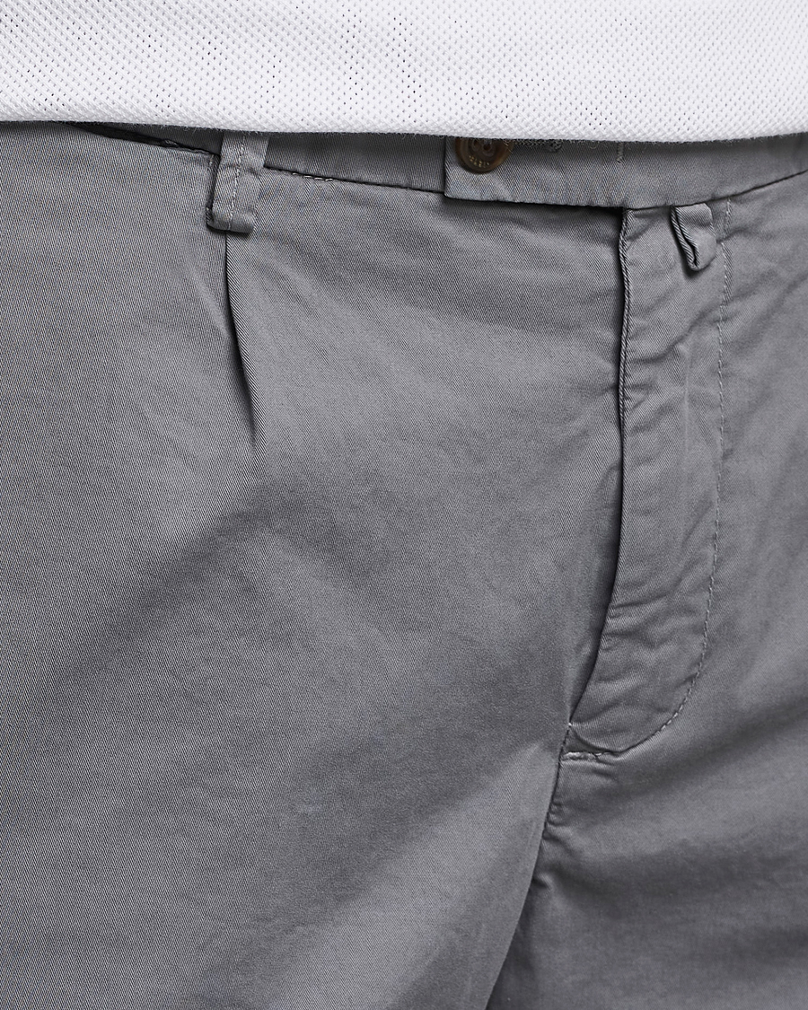 Homme | Shorts | Briglia 1949 | Pleated Cotton Shorts Grey