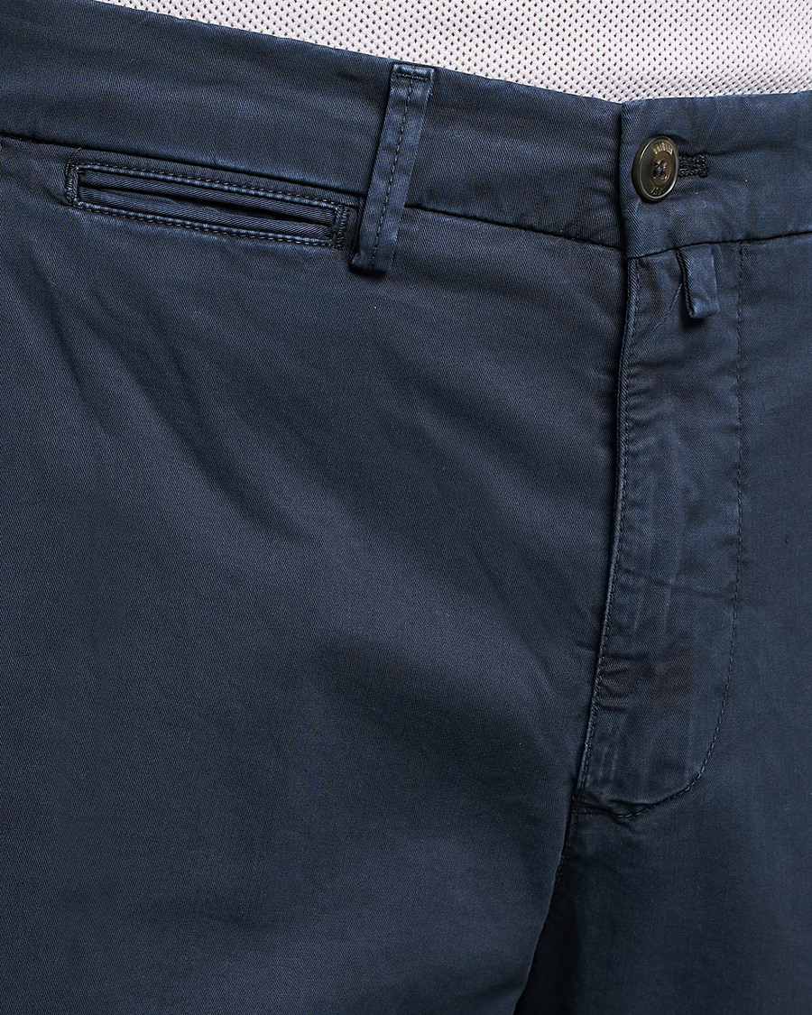 Homme | Pantalons | Briglia 1949 | Tapered Fit Cotton Twill Stretch Chinos Navy