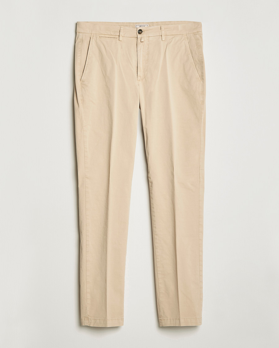Homme | Pantalons | Briglia 1949 | Tapered Fit Cotton Twill Stretch Chinos Beige