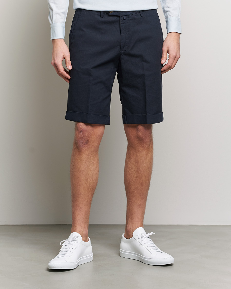 Homme | Shorts | Briglia 1949 | Linen/Cotton Shorts Navy