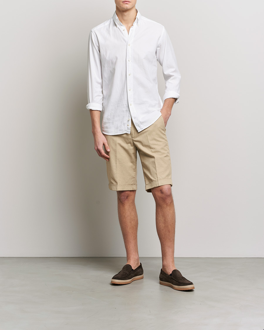 Homme | Shorts | Briglia 1949 | Linen/Cotton Shorts Beige