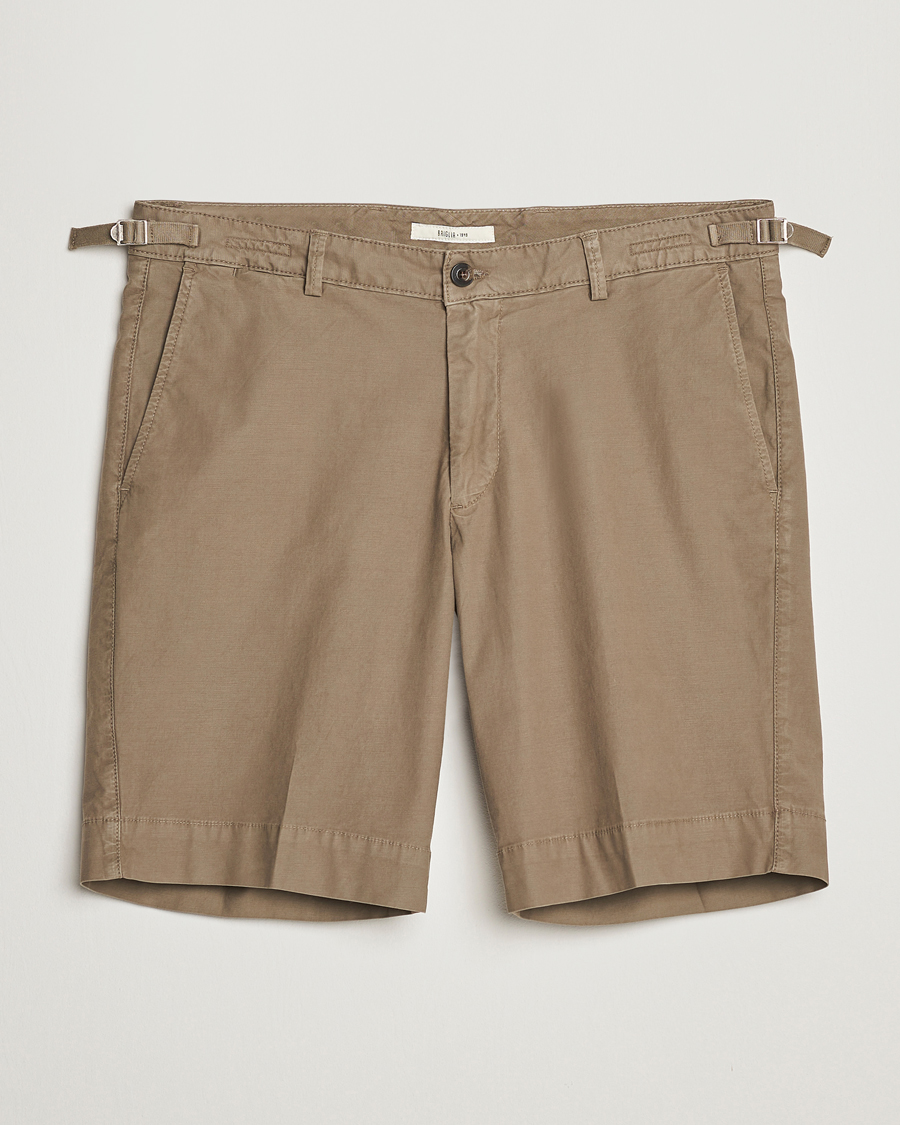 Homme | Shorts | Briglia 1949 | Upcycled Cotton Shorts Olive
