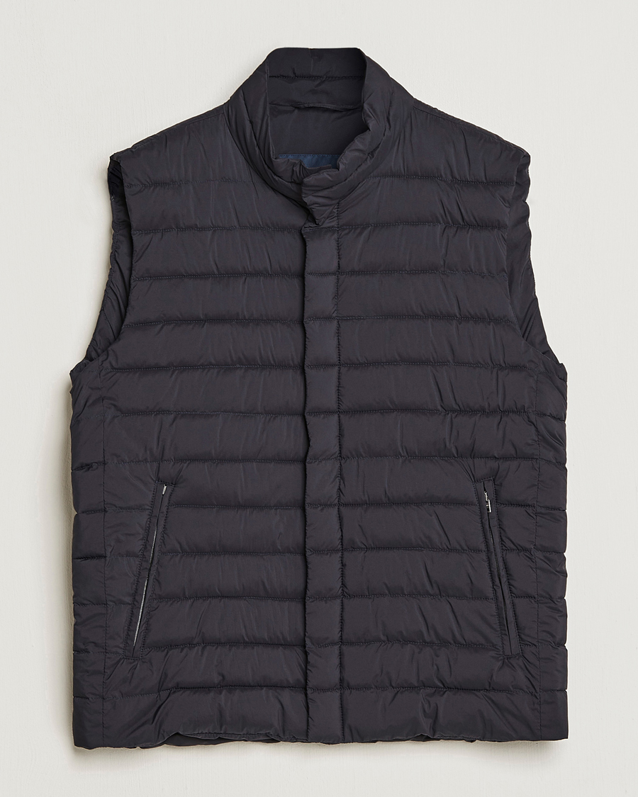 Homme | Gilets | Herno | Nuage Matt Nylon Vest Midnight