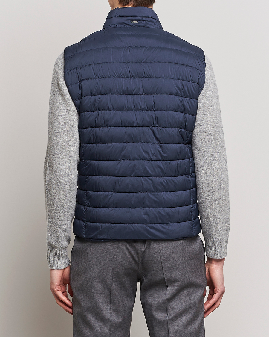 Homme | Gilets | Herno | Nuage Matt Nylon Vest Navy