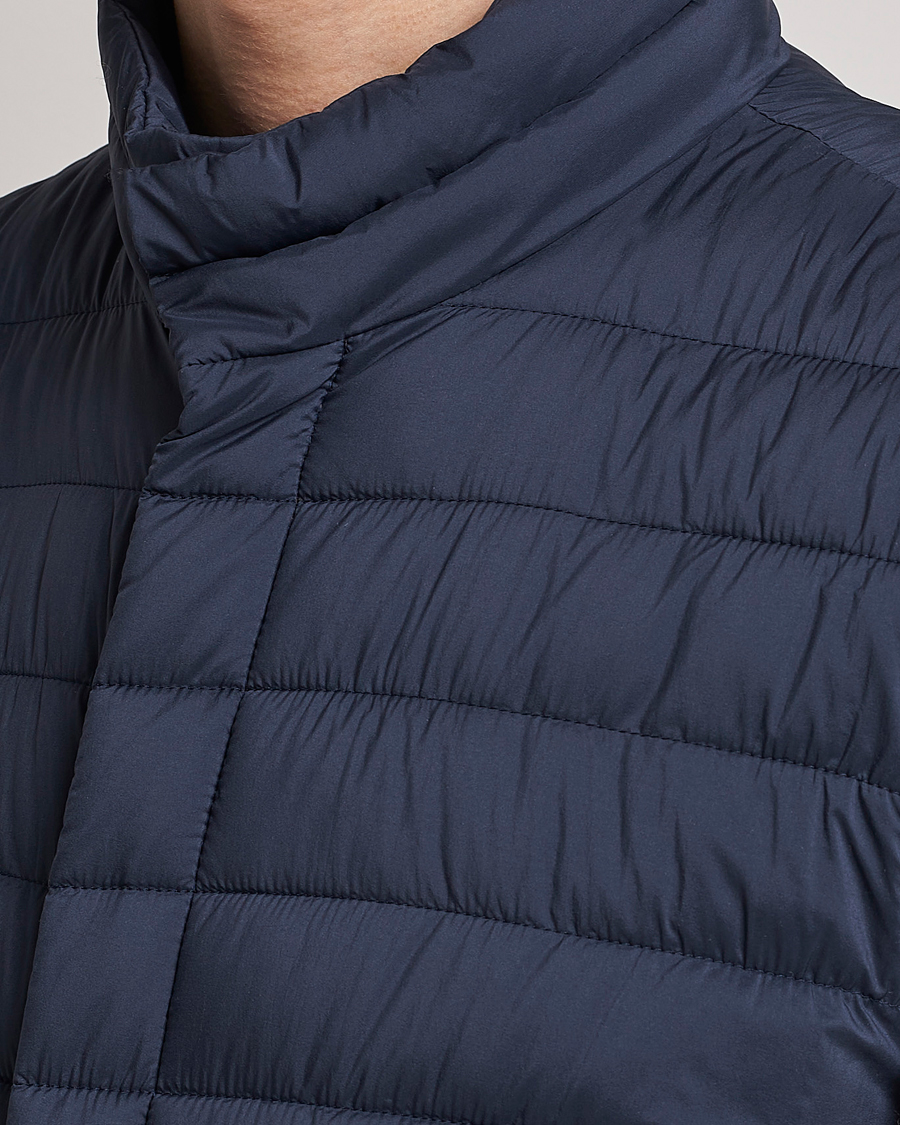 Homme | Gilets | Herno | Nuage Matt Nylon Vest Navy