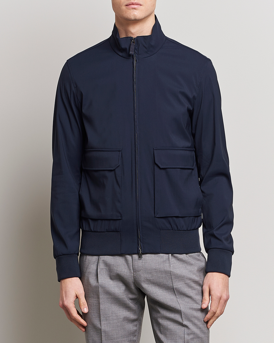 Homme | Manteaux Et Vestes | Herno | Loro Piana Harrington Jacket Navy