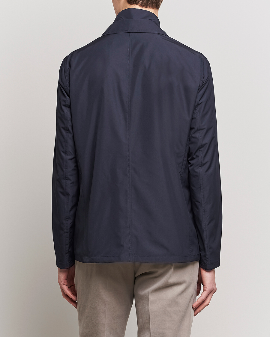 Homme | Manteaux Et Vestes | Herno | Nylon Zip Blazer Navy