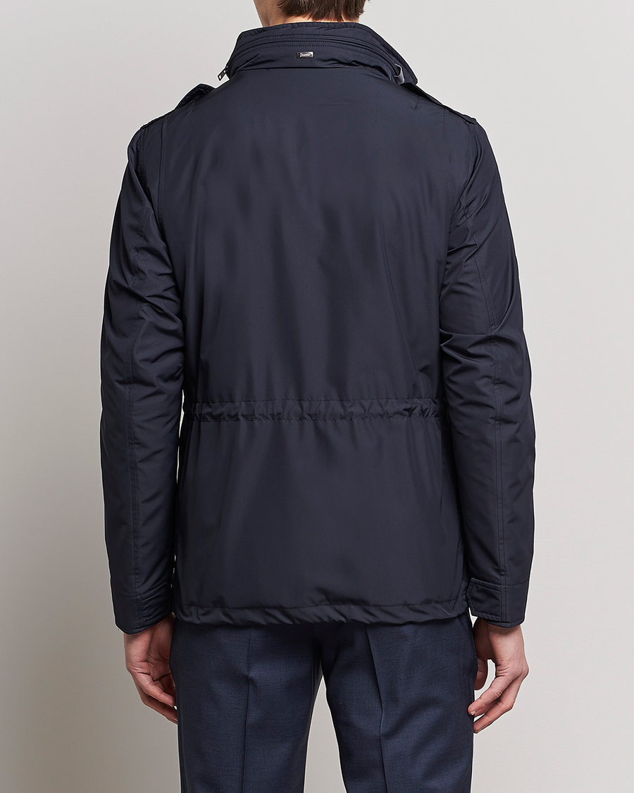 Homme | Manteaux Et Vestes | Herno | Nylon Field Jacket Navy