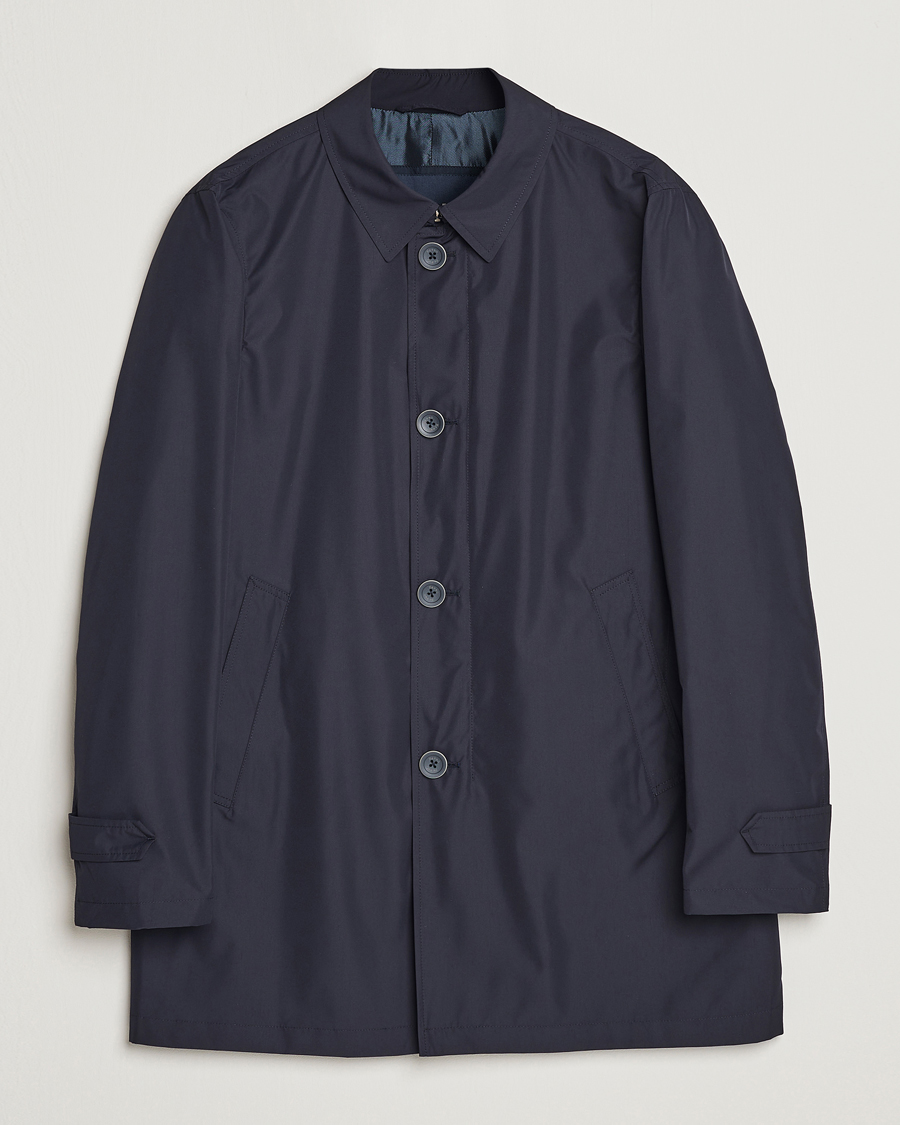 Homme | Manteaux Et Vestes | Herno | Nylon Coat Navy