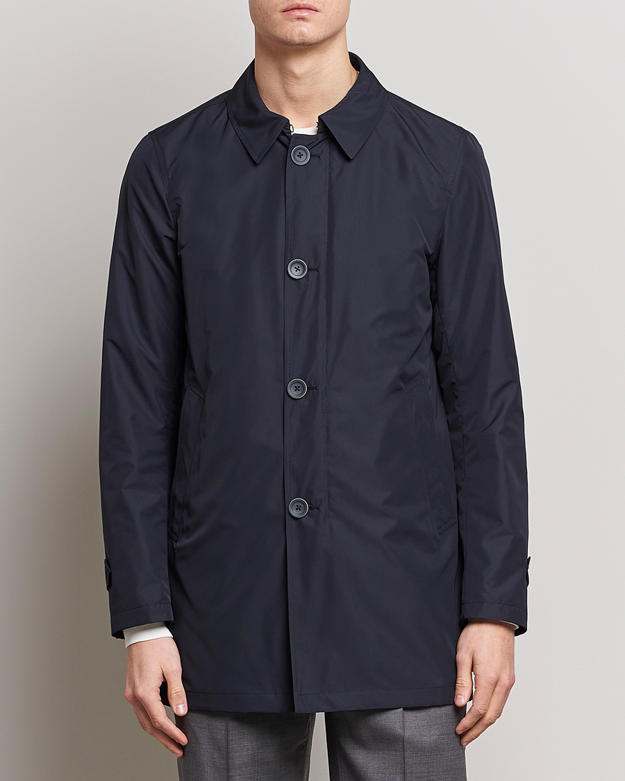 Homme | Manteaux Et Vestes | Herno | Nylon Coat Navy