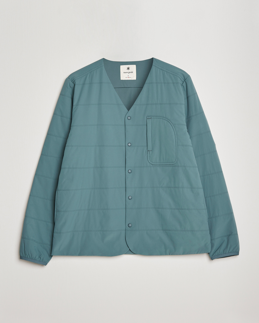 Homme | Pulls Et Tricots | Snow Peak | Flexible Insulated Cardigan Balsam Green