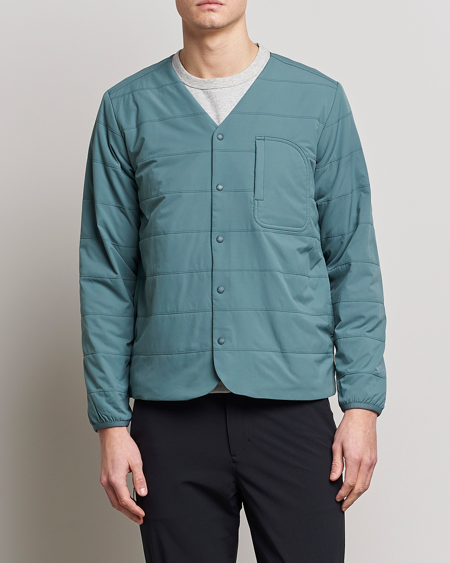 Homme | Pulls Et Tricots | Snow Peak | Flexible Insulated Cardigan Balsam Green