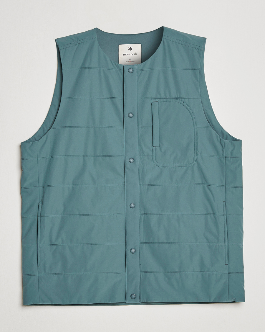 Homme | Pulls Et Tricots | Snow Peak | Flexible Insulated Vest Balsam Green