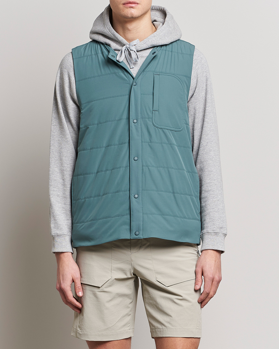 Homme | Pulls Et Tricots | Snow Peak | Flexible Insulated Vest Balsam Green
