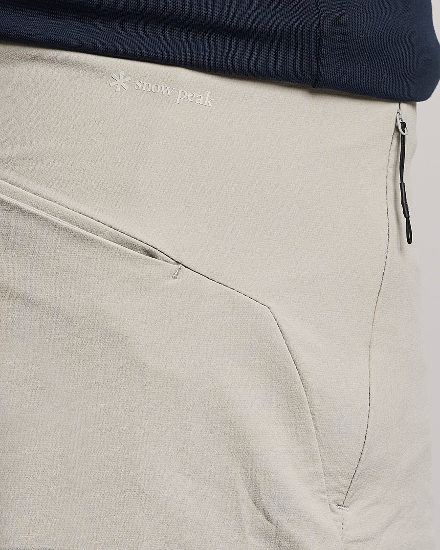 Homme | Shorts | Snow Peak | Active Comfort Shorts Beige
