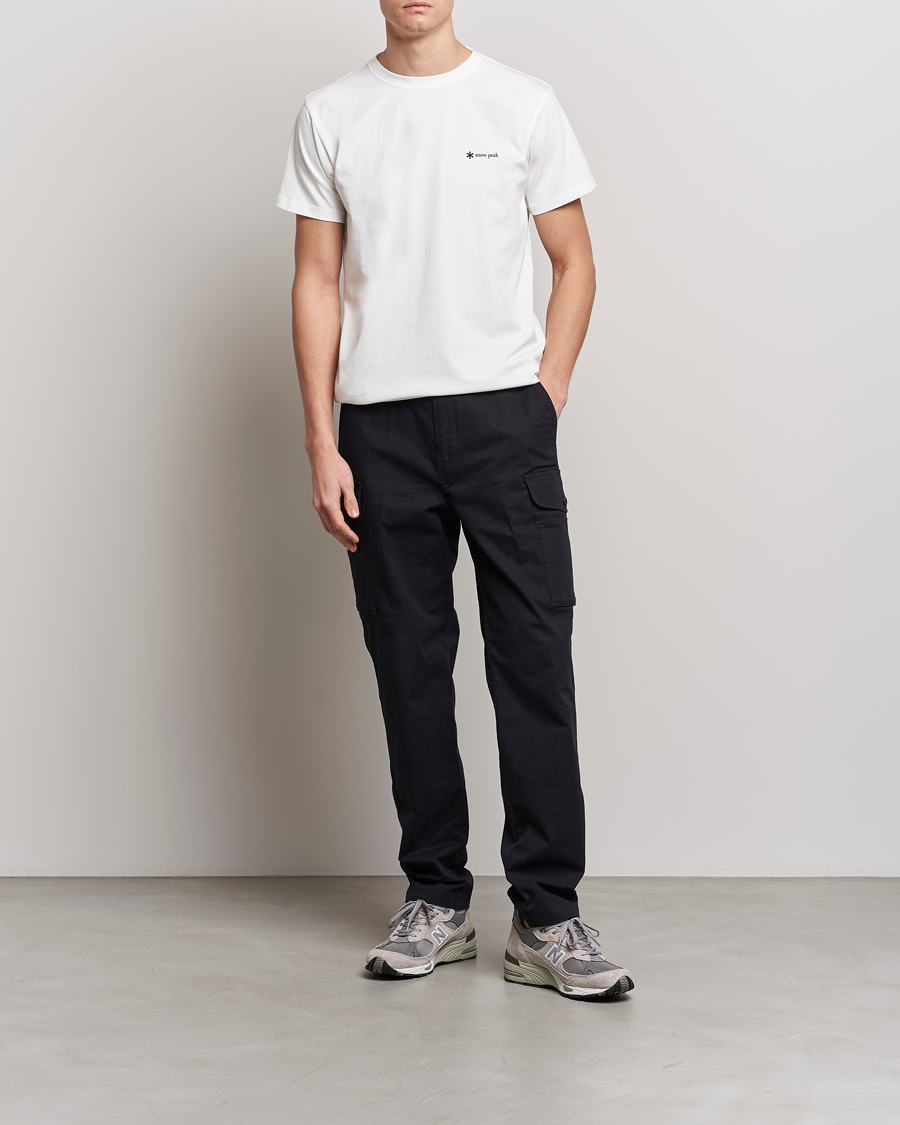 Homme | T-shirts | Snow Peak | Organic Cotton Logo T-Shirt White