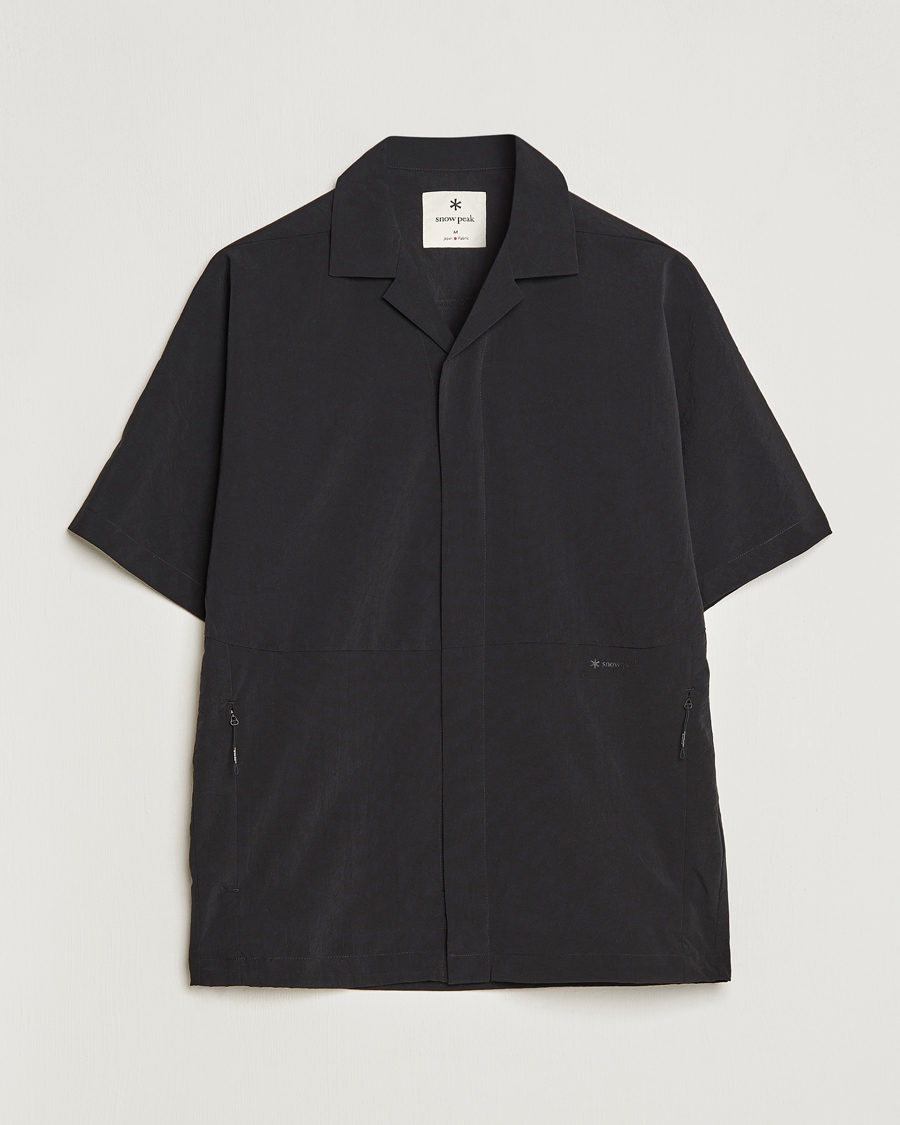 Homme | Chemises | Snow Peak | Breathable Quick Dry Shirt Black