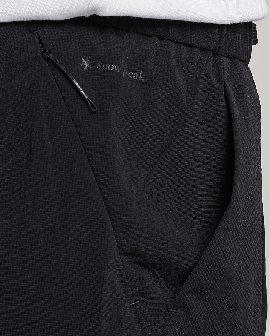 Homme | Shorts | Snow Peak | Breathable Quick Dry Shorts Black