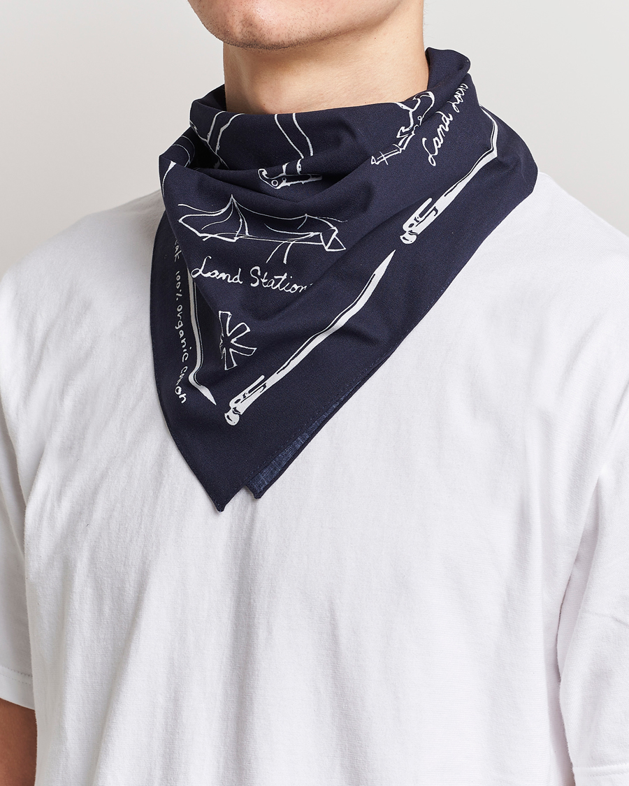Homme | Snow Peak OG Cotton Noaspbi Bandana Navy | Snow Peak | OG Cotton Noaspbi Bandana Navy