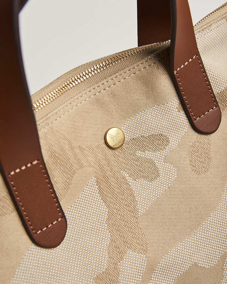 Homme | Mismo M/S Canvas Shopper Shades of Dune/Cuoio | Mismo | M/S Canvas Shopper Shades of Dune/Cuoio