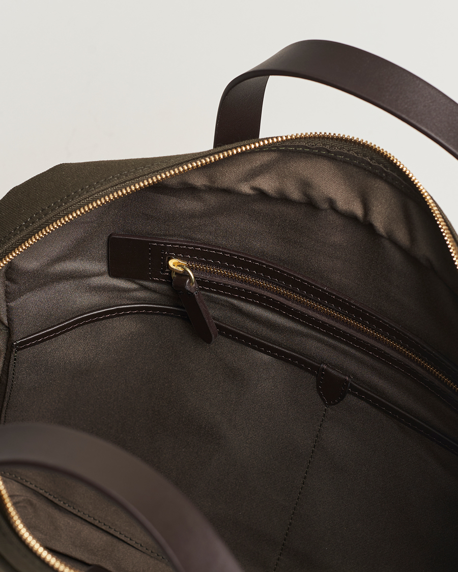 Homme | Sacs | Mismo | M/S Aspire Briefcase Army/Dark Brown