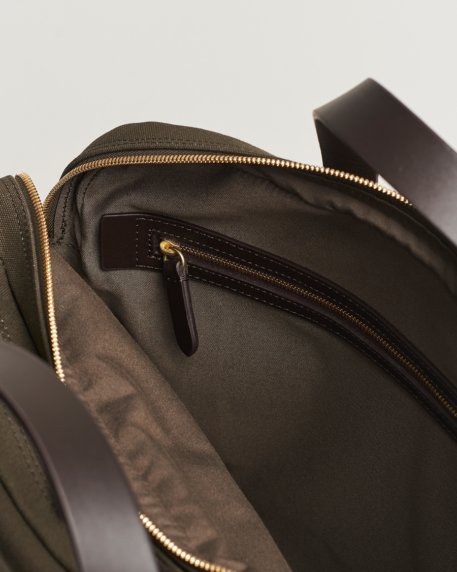 Homme | Mismo M/S Endeavour Briefcase Army/Dark Brown | Mismo | M/S Endeavour Briefcase Army/Dark Brown