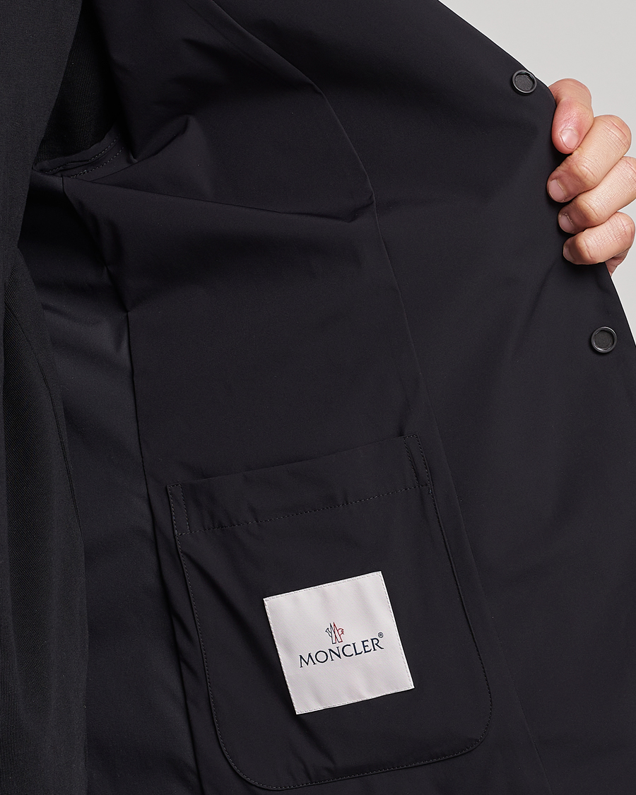 Homme | Manteaux Et Vestes | Moncler | Nive Nylon Blazer Black