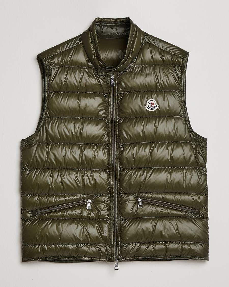 Homme | Gilets | Moncler | Gui Down Vest Military Green