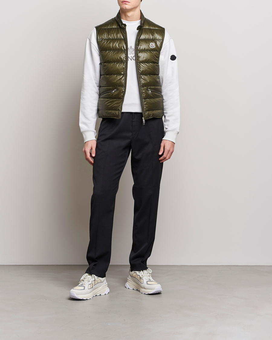 Homme | Gilets | Moncler | Gui Down Vest Military Green