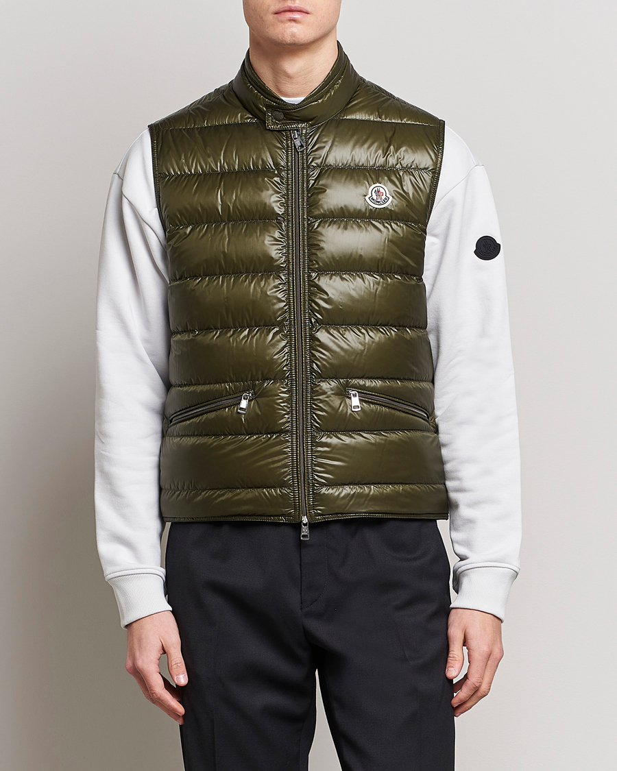 Homme | Gilets | Moncler | Gui Down Vest Military Green