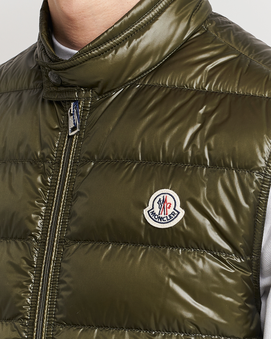 Homme | Gilets | Moncler | Gui Down Vest Military Green