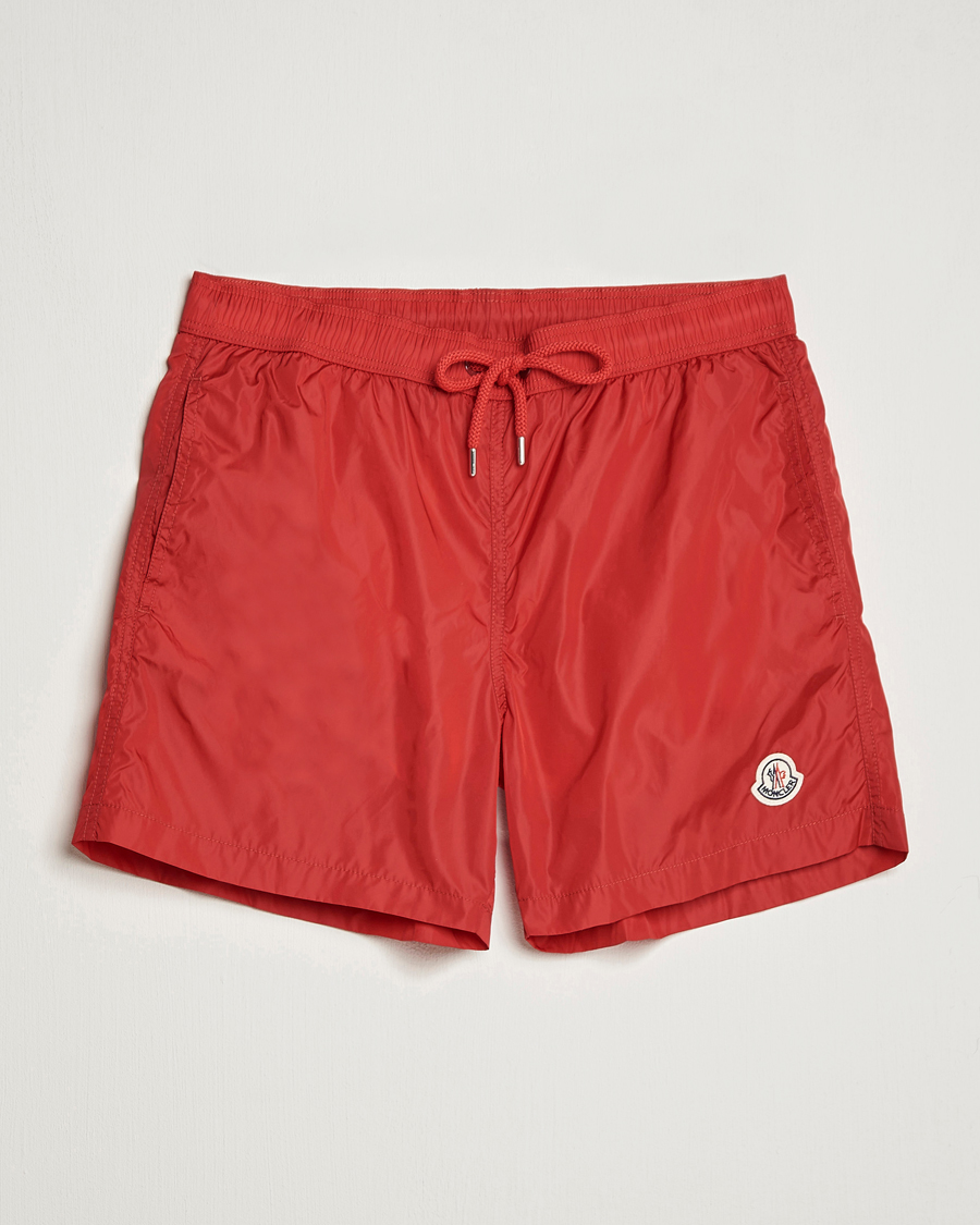 Homme | Maillots De Bain | Moncler | Nylon Swim Trunks Red