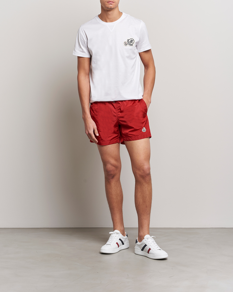 Homme | Maillots De Bain | Moncler | Nylon Swim Trunks Red