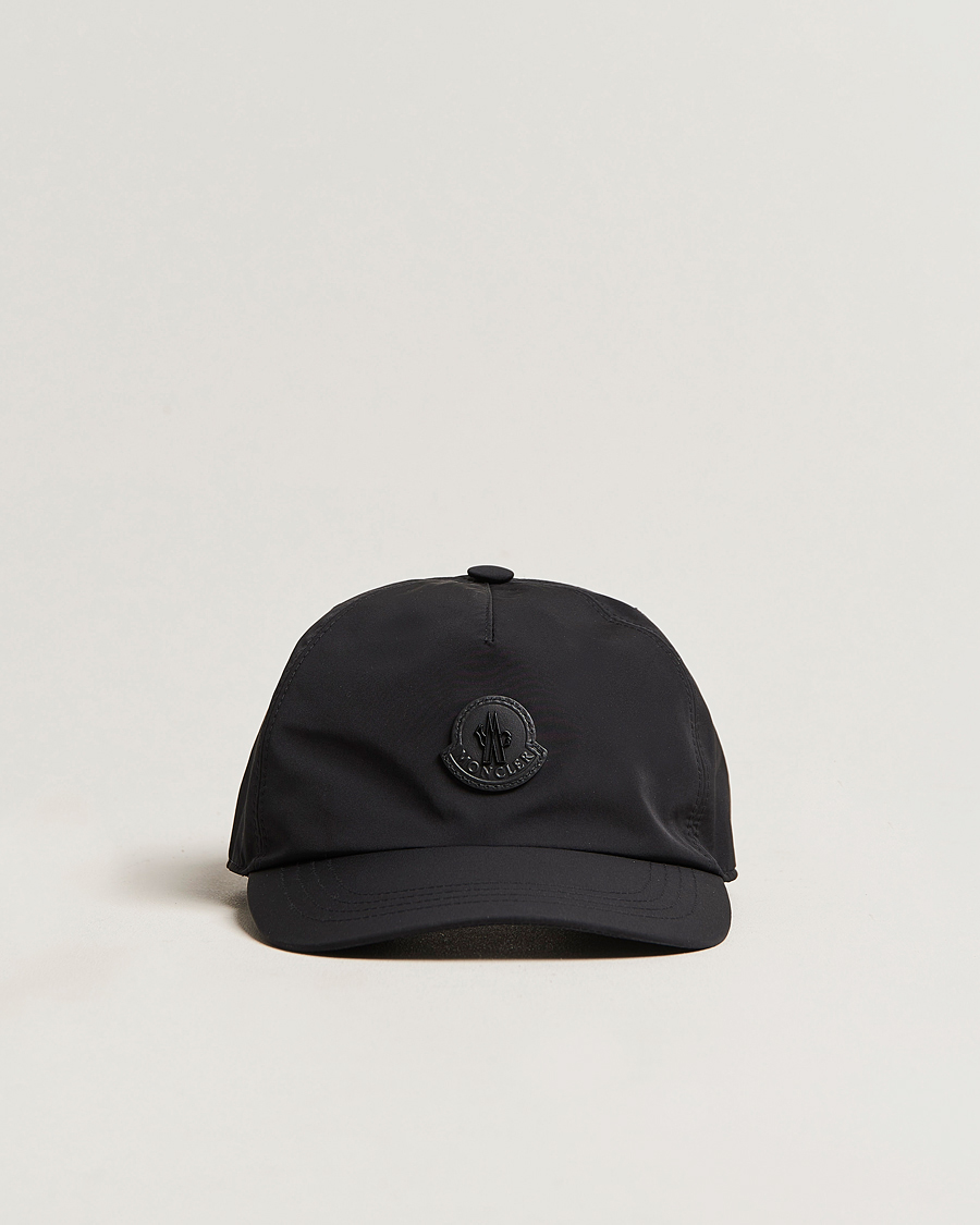 Homme | Moncler Tonal Logo Baseball Cap Black | Moncler | Tonal Logo Baseball Cap Black