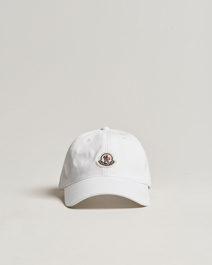 Homme | Moncler Baseball Cap White | Moncler | Baseball Cap White