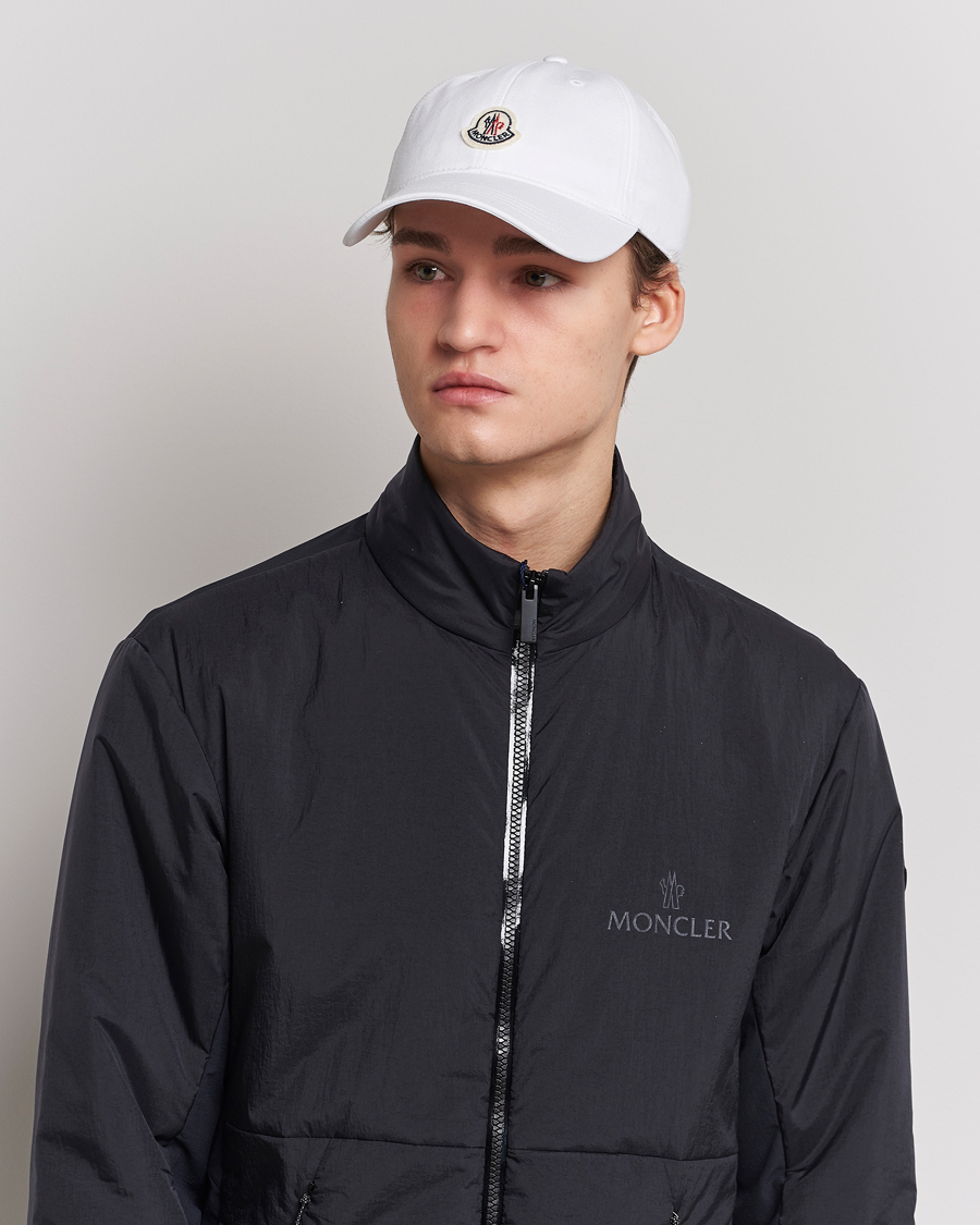Homme | Moncler Baseball Cap White | Moncler | Baseball Cap White
