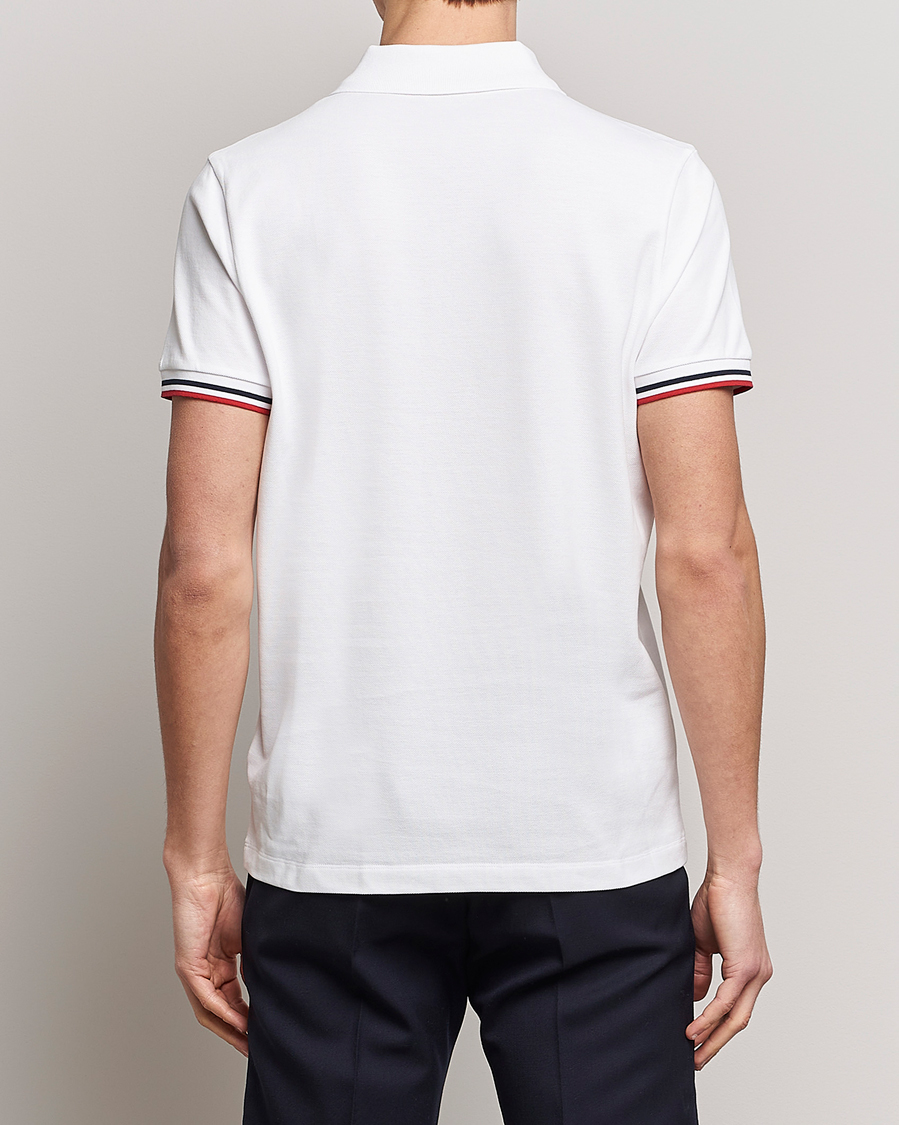 Homme | Polos | Moncler | Tricolor Rib Polo  White