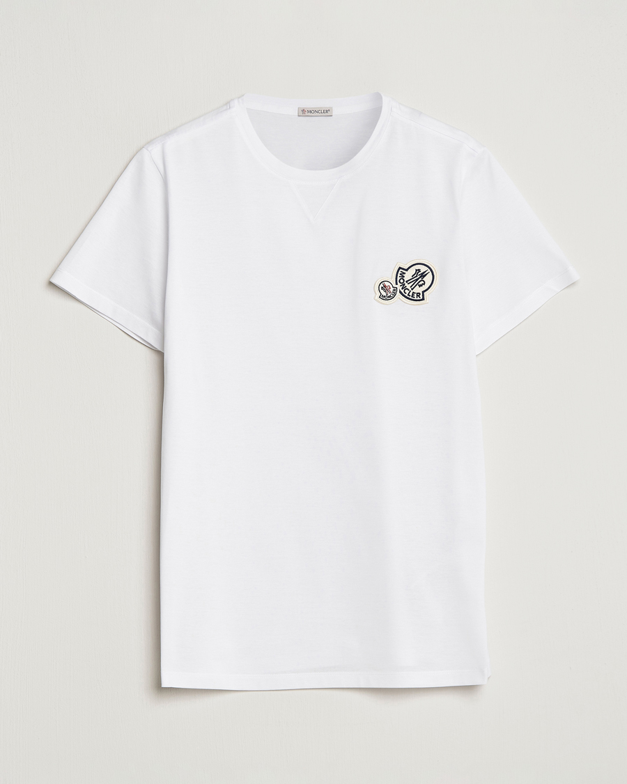Homme | T-shirts | Moncler | Double Logo T-Shirt White